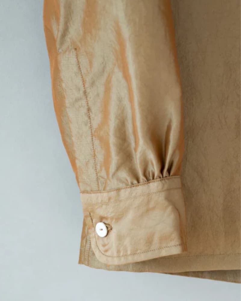Post Overalls Metallic Button Down - Image 3