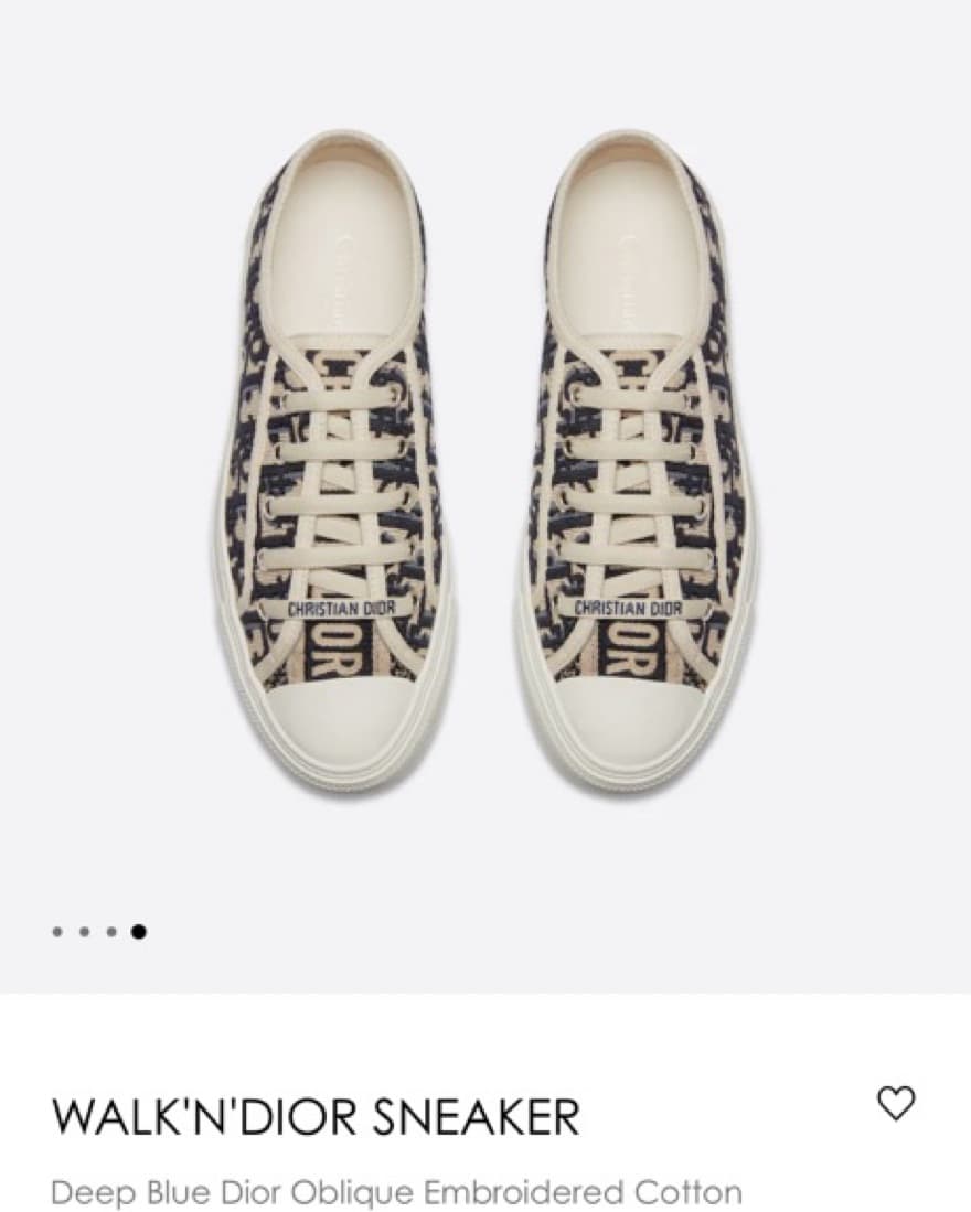 Dior Low Top Sneakers - Image 3