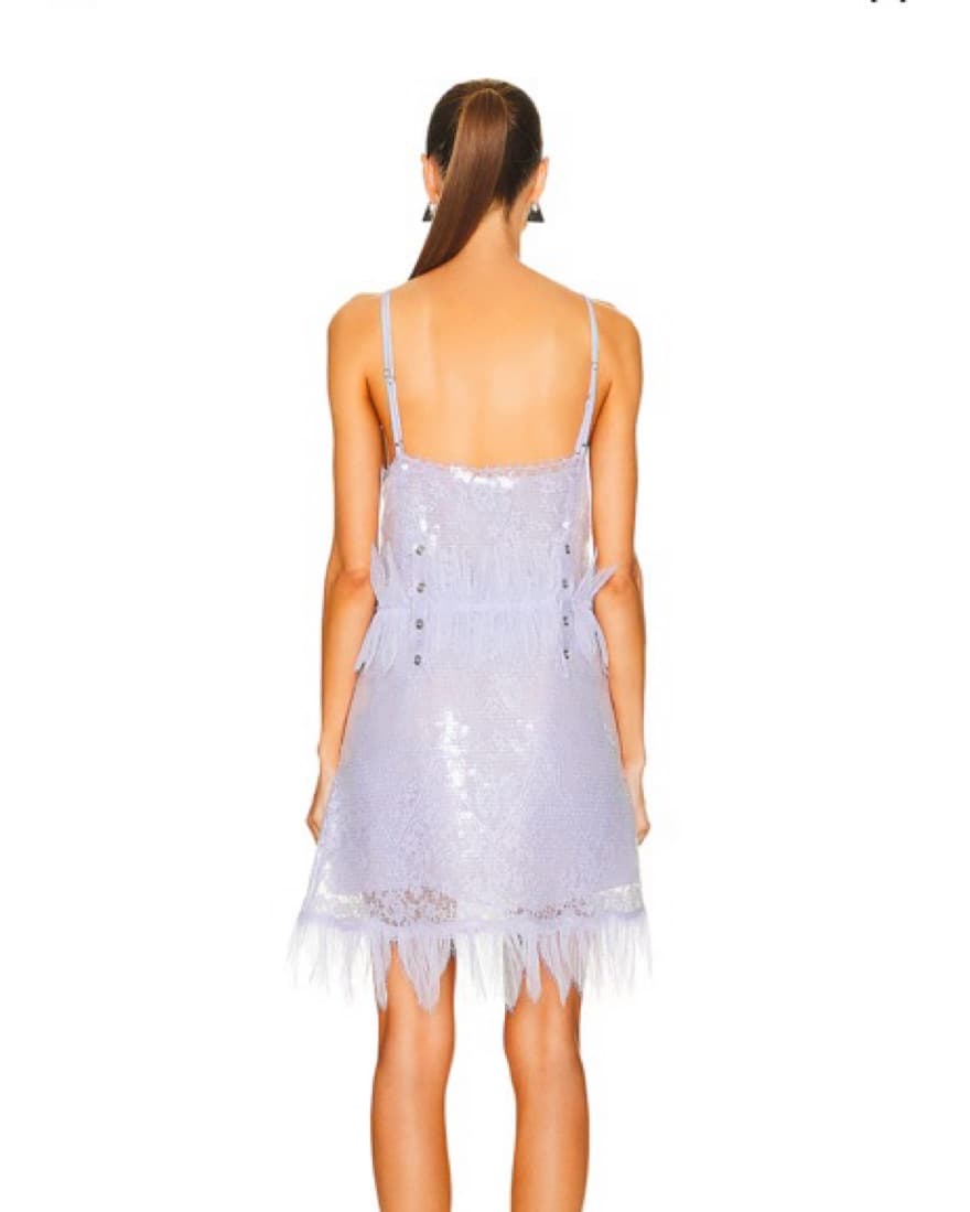 Bottega Veneta  Sequined Lace Midi Dress - Image 4