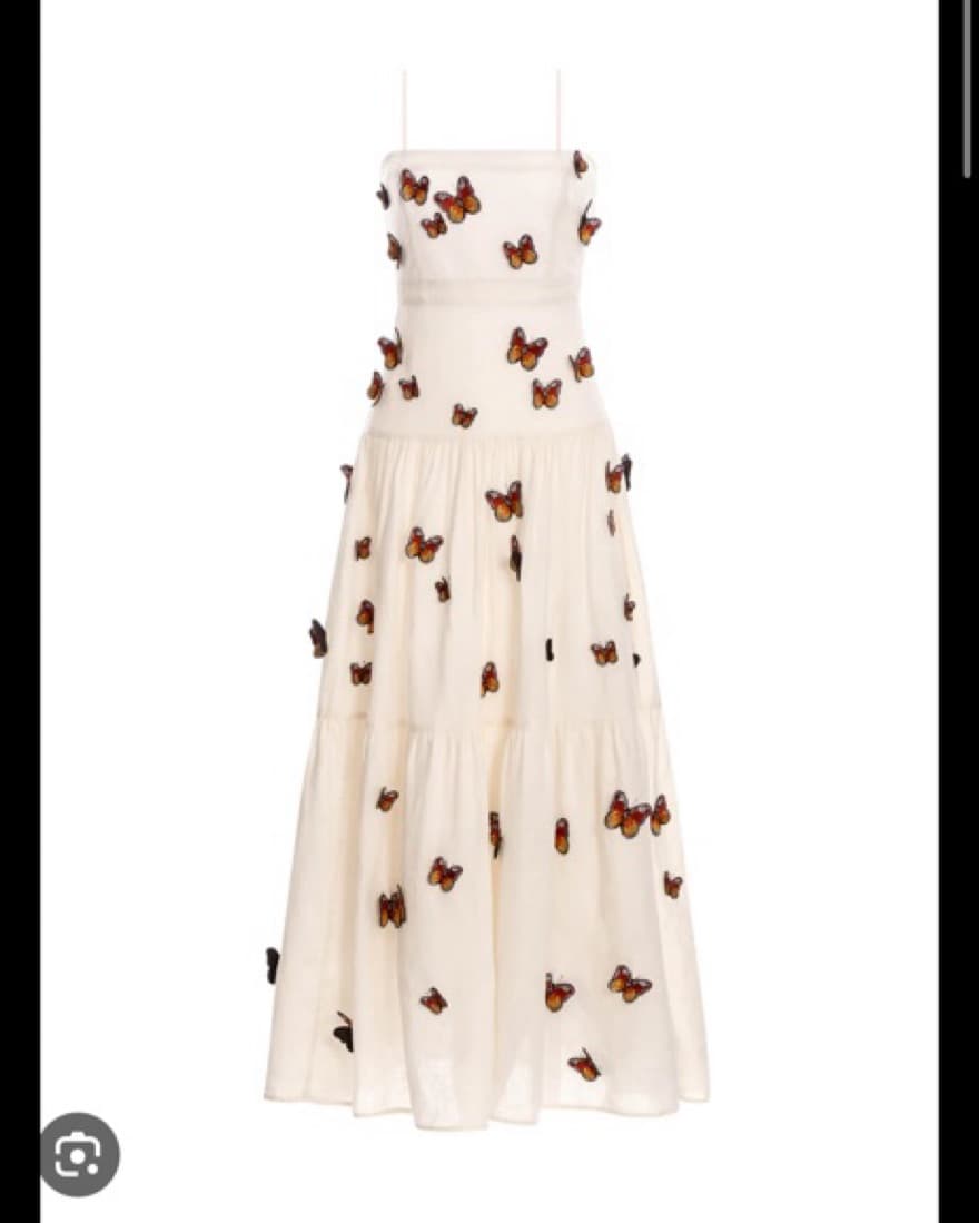 Agua By Agua Bendita Lima Appliqué Dress - Image 2