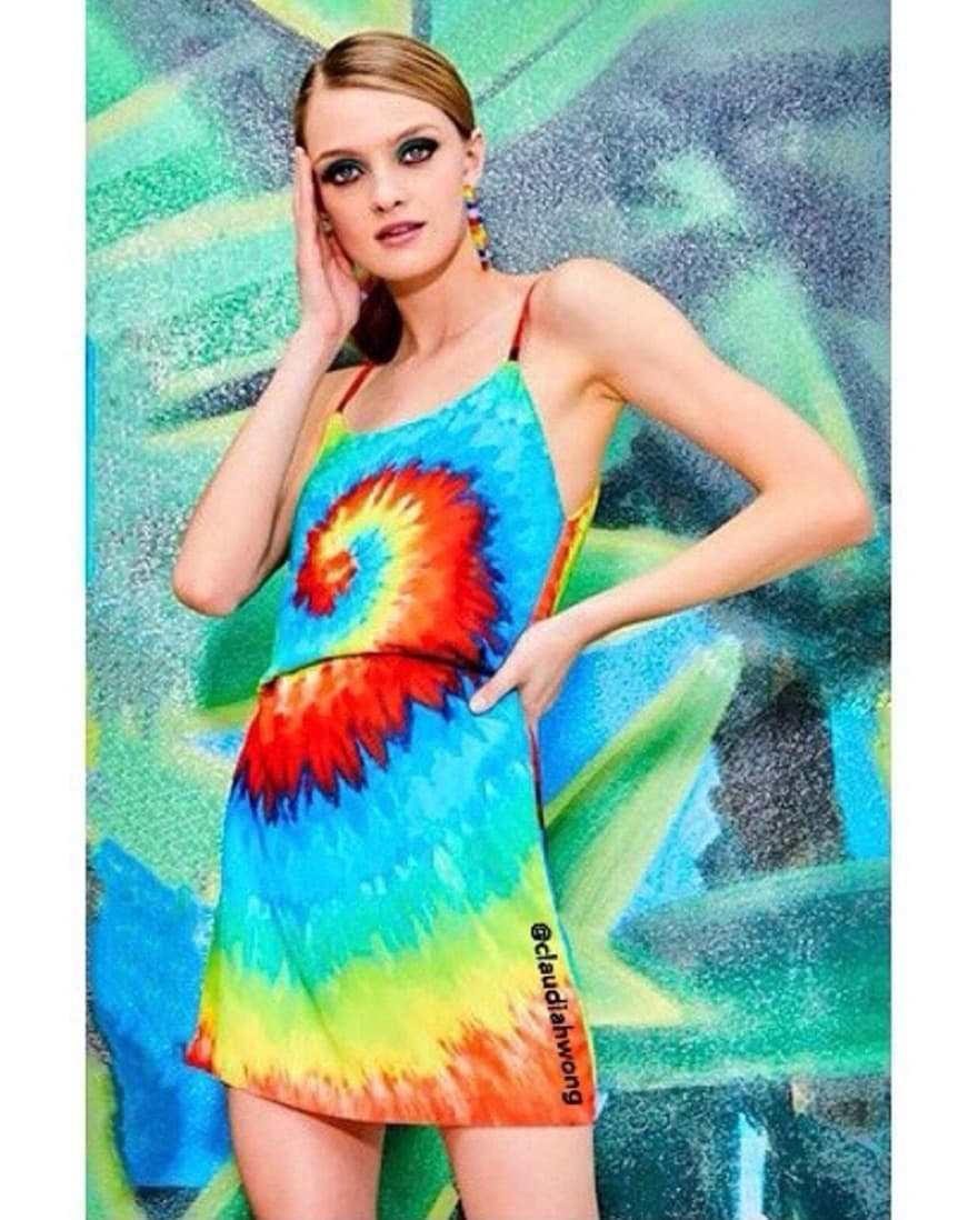 Alice & Olivia Tie Dye Dress - Image 1