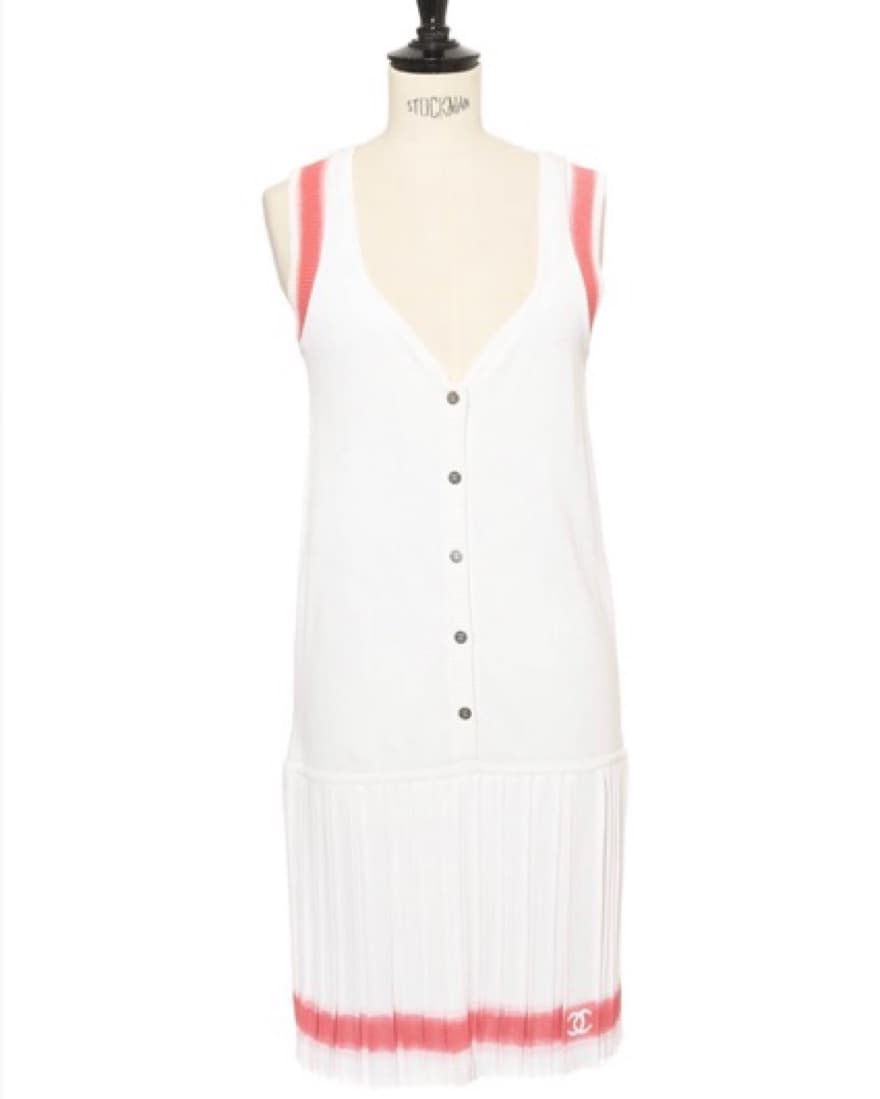 Vintage Chanel Tennis Mini Dress - Image 2