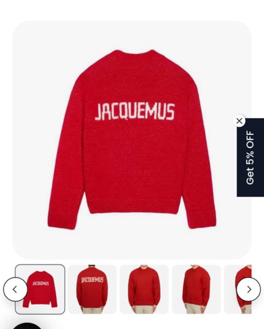 JACQUEMUS SWEATER - Image 1