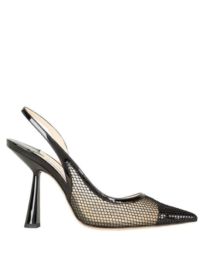 Jimmy Choo Fetto Mesh Slingback 100 - Image 2