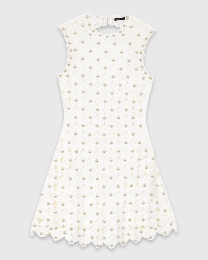 Maje Mirrored Crochet dress - Image 5