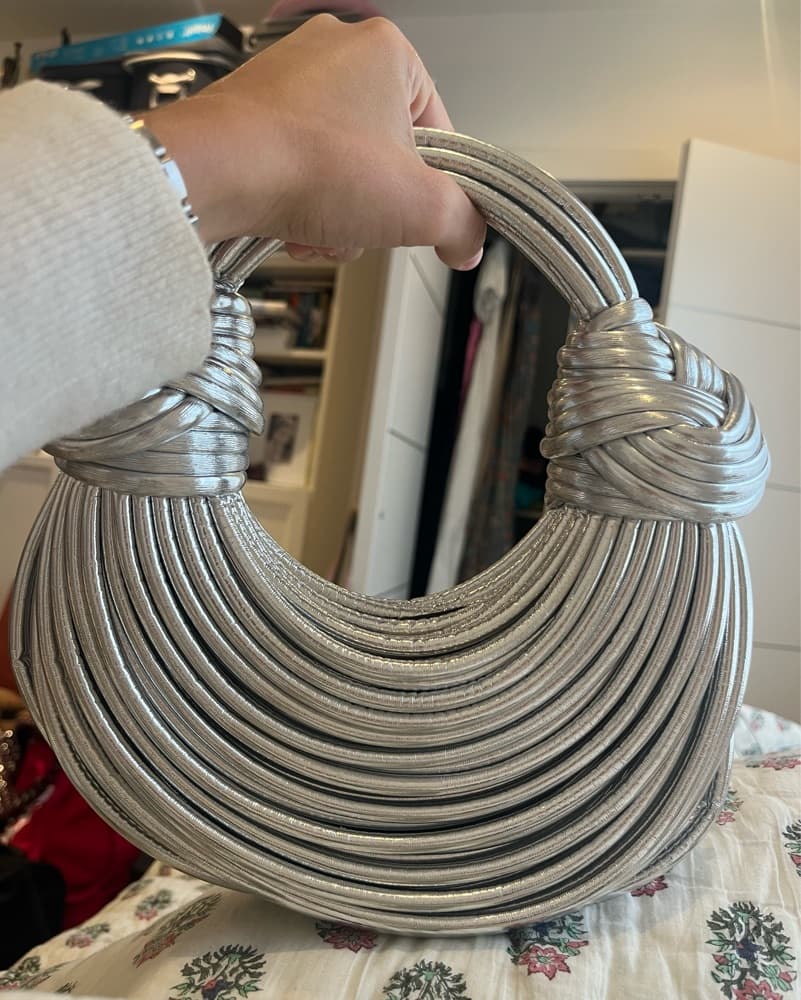 Chic Silver Handbag - Image 2