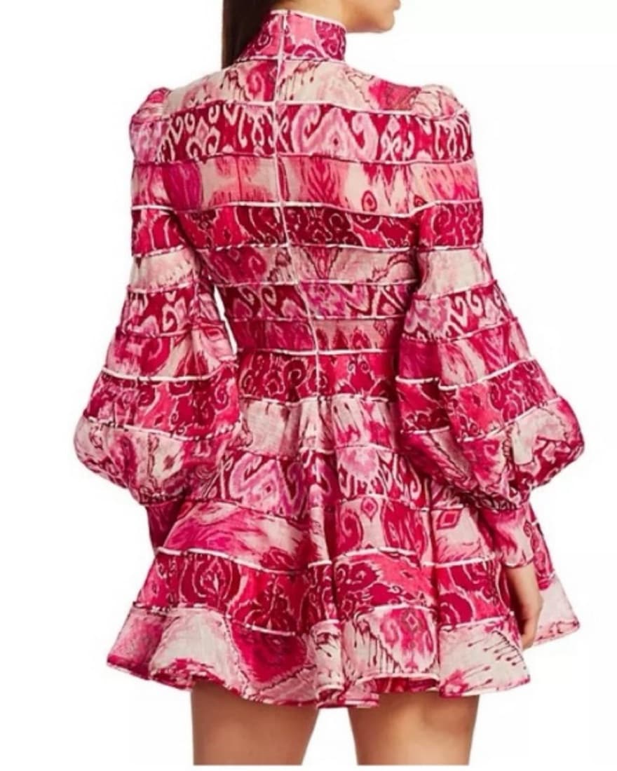 Zimmerman Wavelenght Print Dress - Image 4
