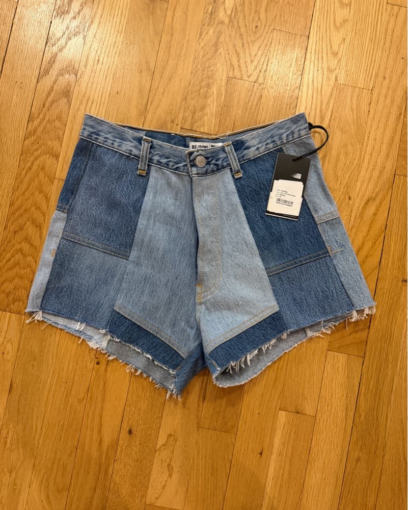redone levi’s 70s patch short - Image 1