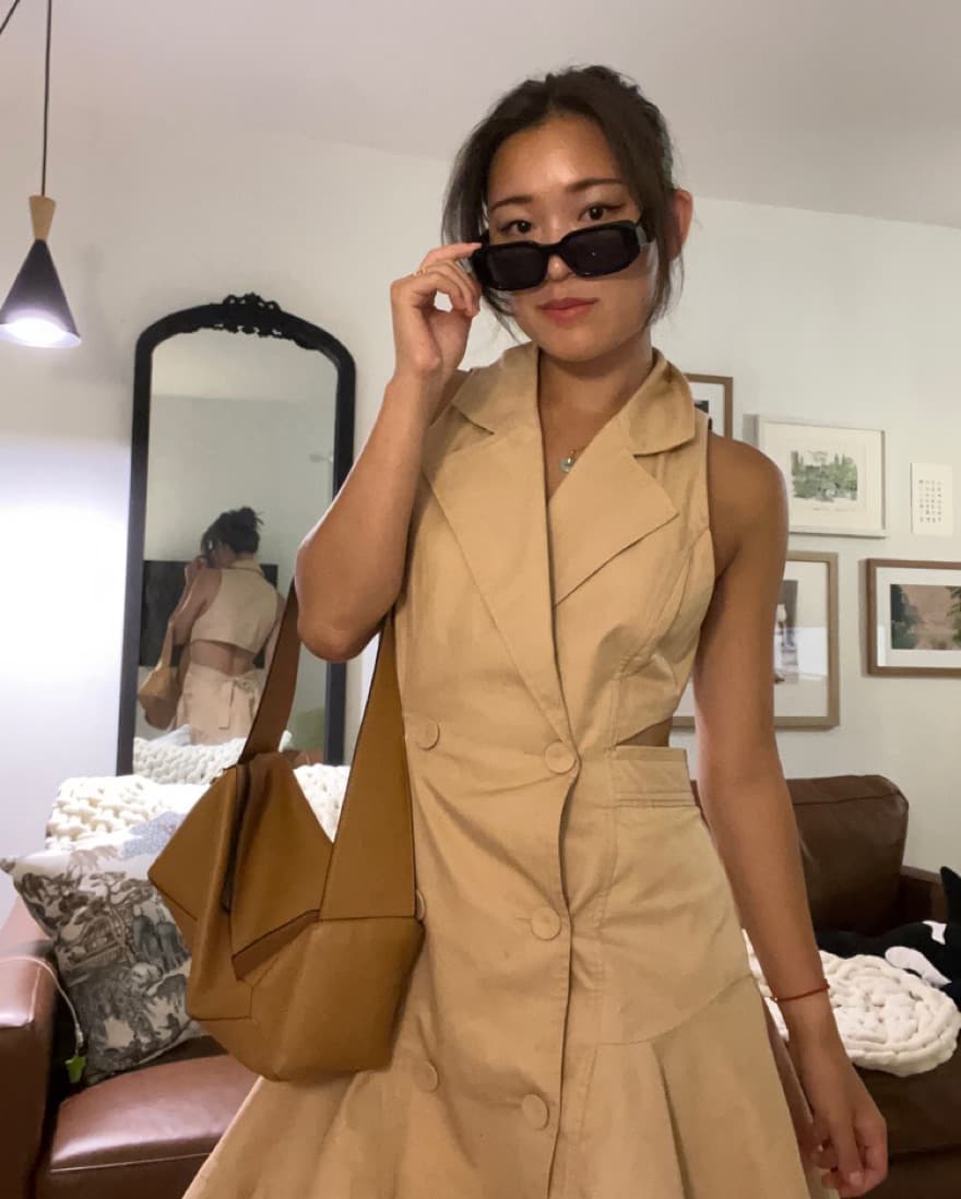 Acler cut-out trench dress - Image 2