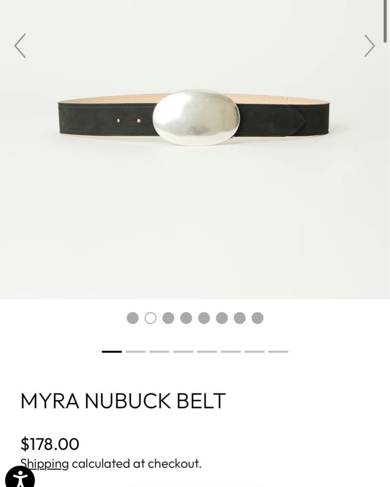 B-Low The Belt Mrya Nubuck Belt - Image 1