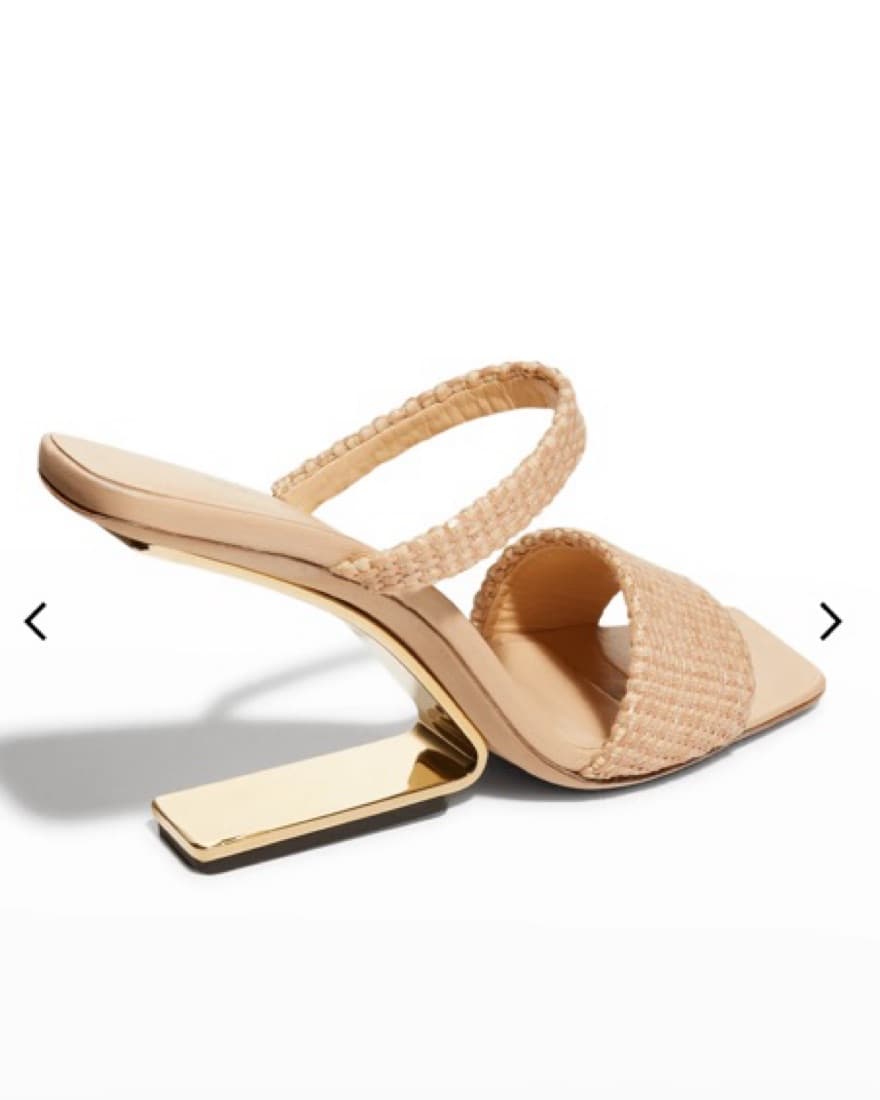 Cult Gaia Rene Raffia Heel - Image 1