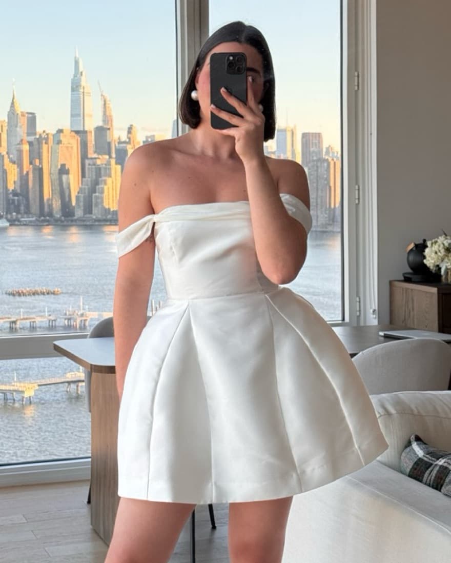BHLDN Lydia Off-The-Shoulder Corset Mini - Image 3