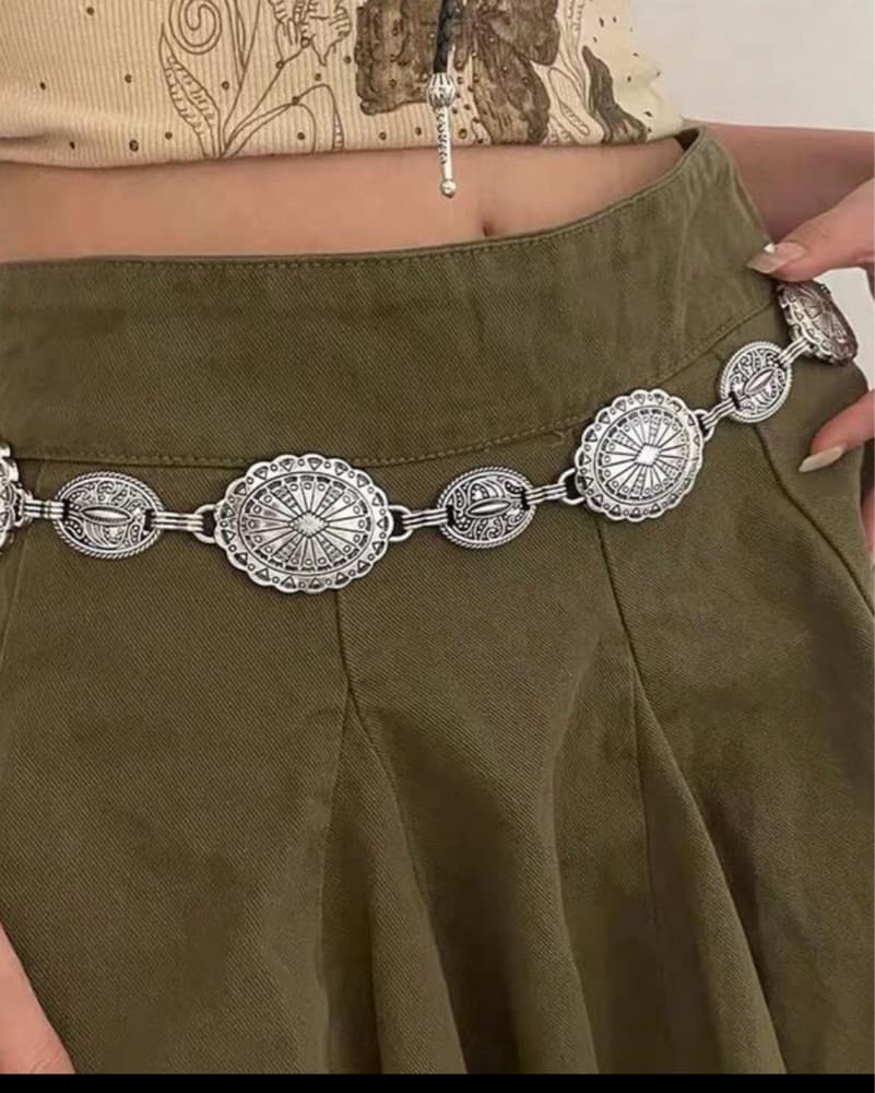 Silver Western Chain Belt  - Image 4