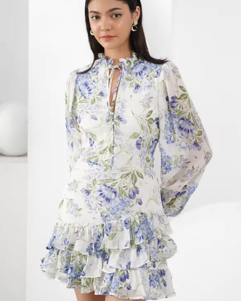 Yumi Kim Floral Mini Dress - Image 1