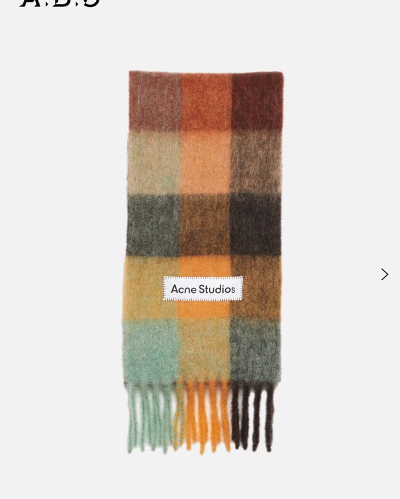 ACNE STUDIOS MOHAIR SCARF - Image 1