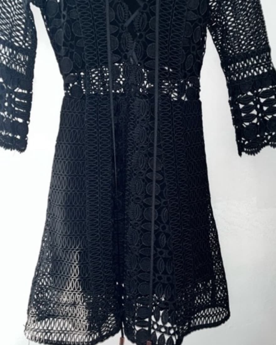 ($500) Self Portrait 3/4 Sleeve Dress - Image 4