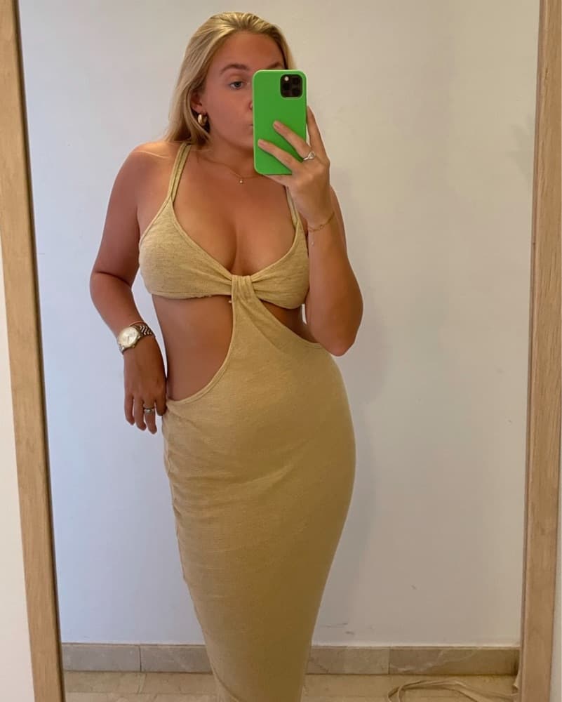 Tan Maxi Dress  - Image 4