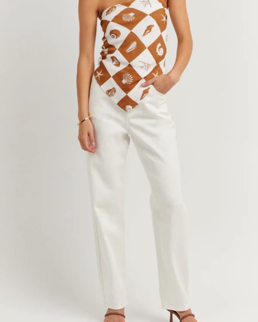 Tile Shell Pattern Scarf - Image 1