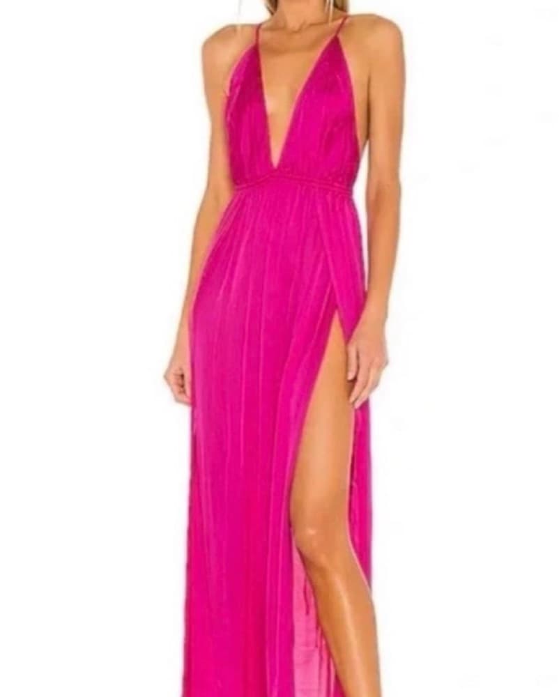 Indah Pink Maxi Dress - Image 3