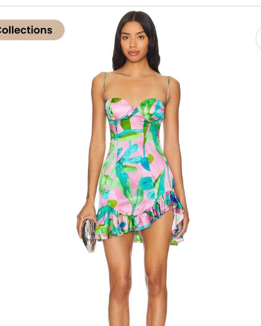 Retrofete Silvana Tropical Dress - Image 1