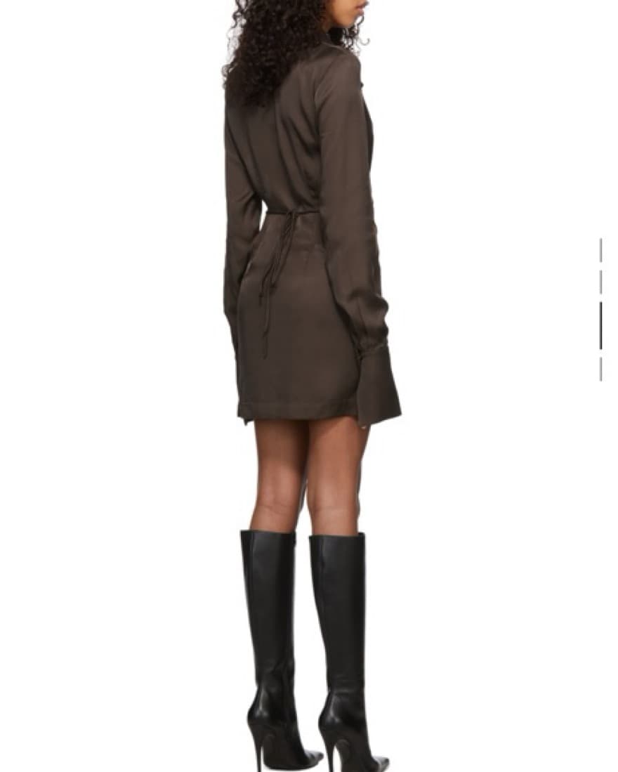 LADO BOKUCHAVA SSENSE Silk Dress - Image 2
