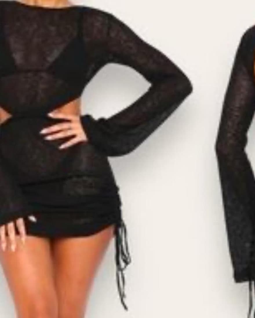 Break Free Long Sleeve Mini Dress - Image 4