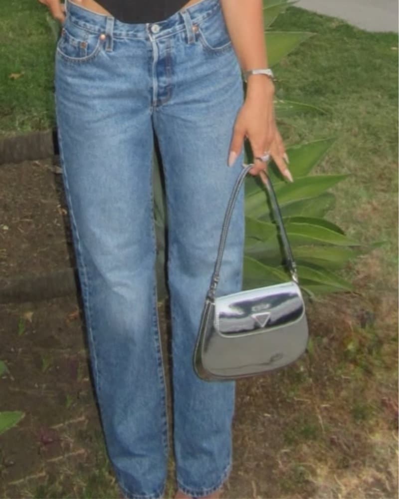 Little Silver Shoulder Bag - Image 1
