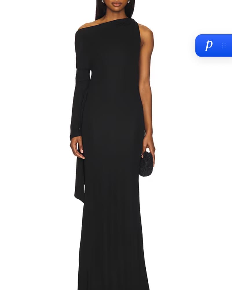 Dramatic One-Shoulder Gown By NBD - Image 2