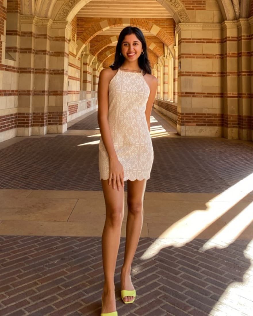 Embroidered White Dress - Image 2