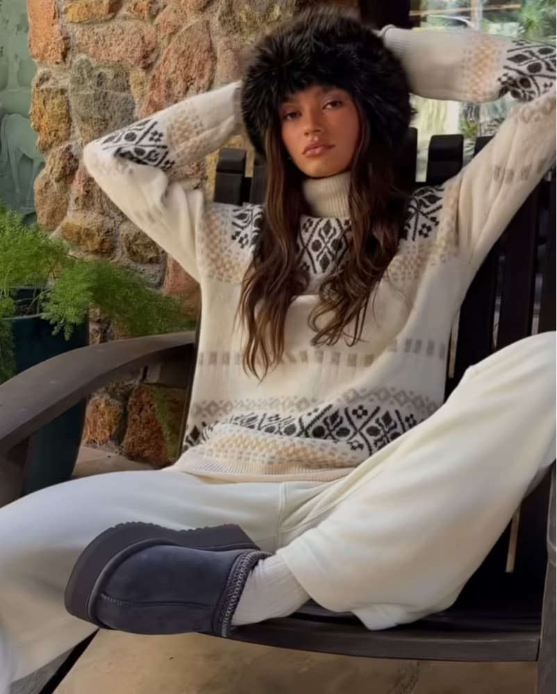 More To Come Kelsey Fairisle Sweater Set - Image 5