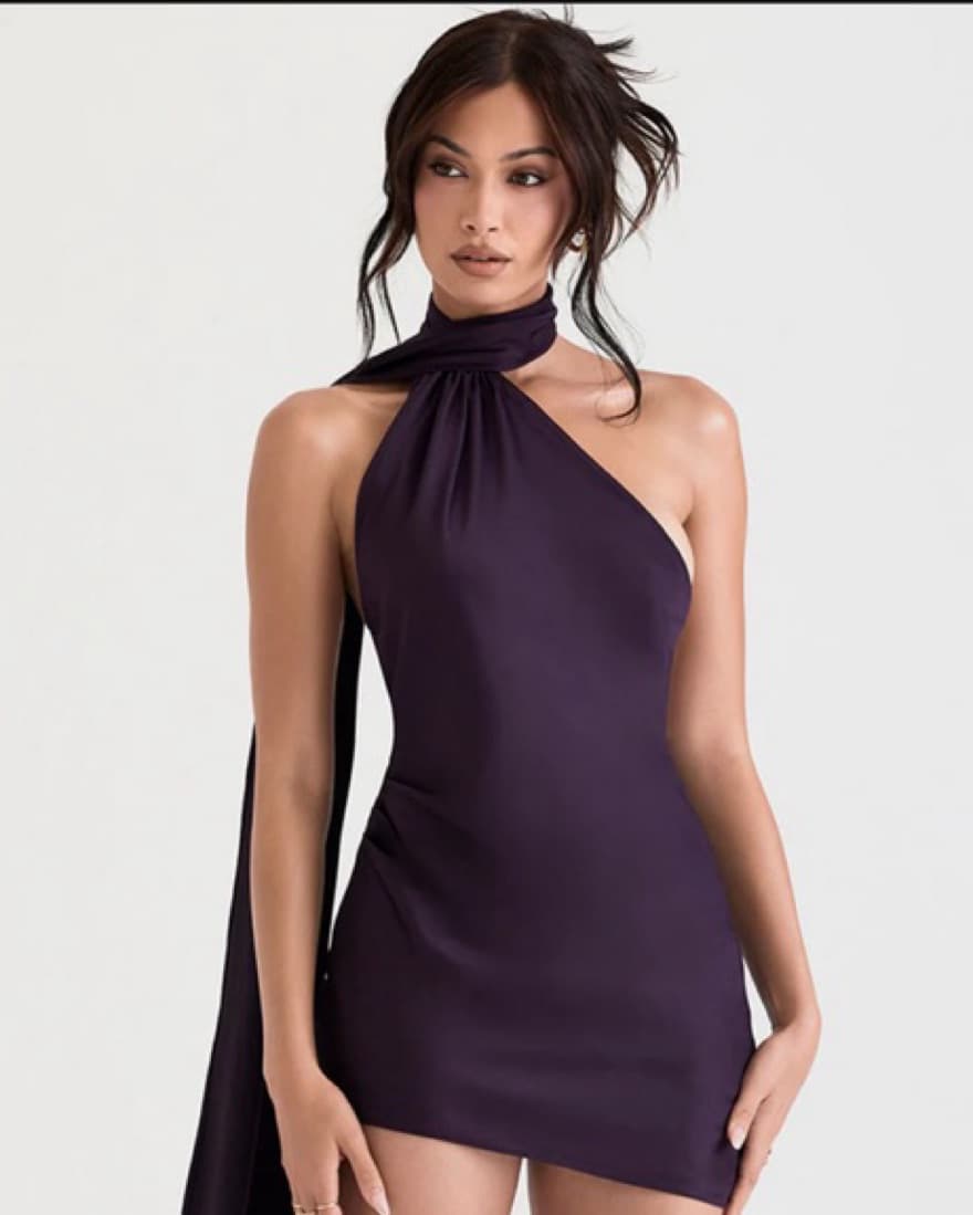 Houseofcb Aida Halter Dress - Image 3