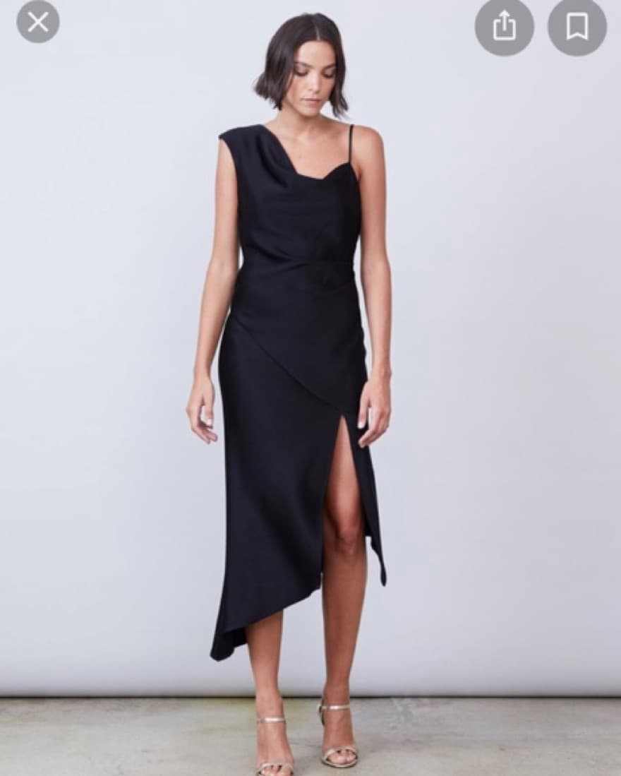 Allen Schwartz Assymetrical Dress - Image 1
