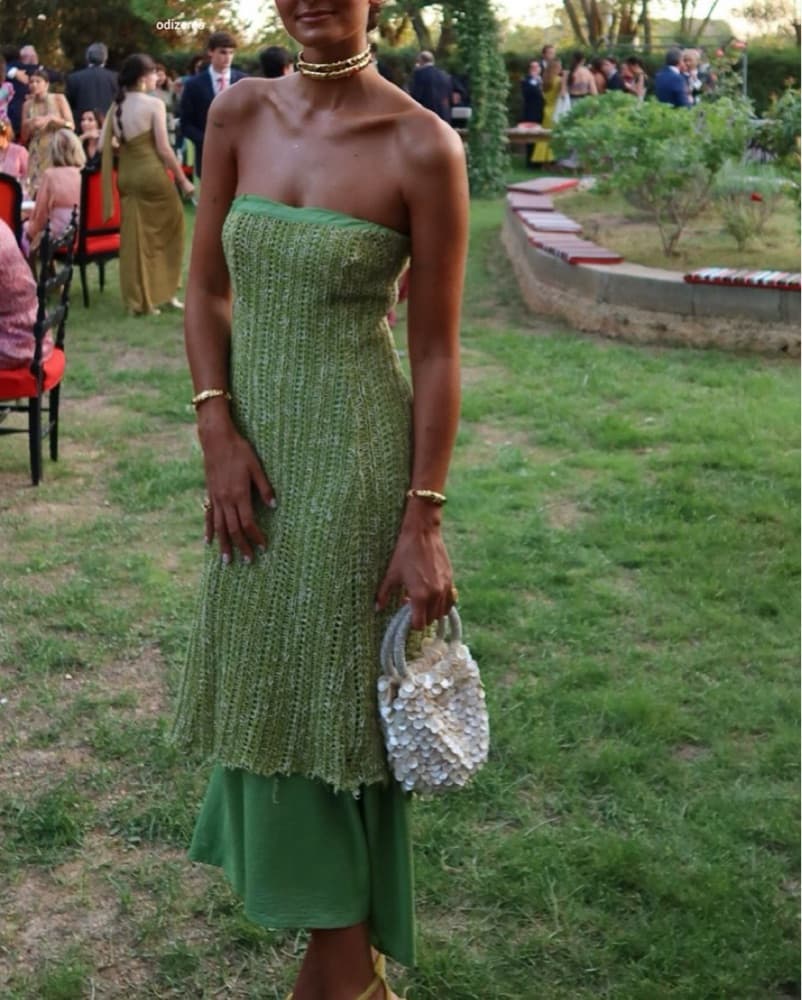 Knit Midi Dress - Image 1