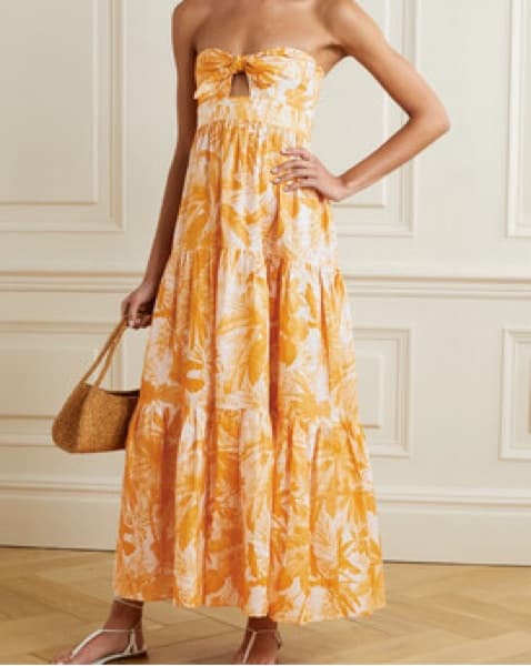 Zimmermann Yellow Linen Tropical Maxi - Image 5