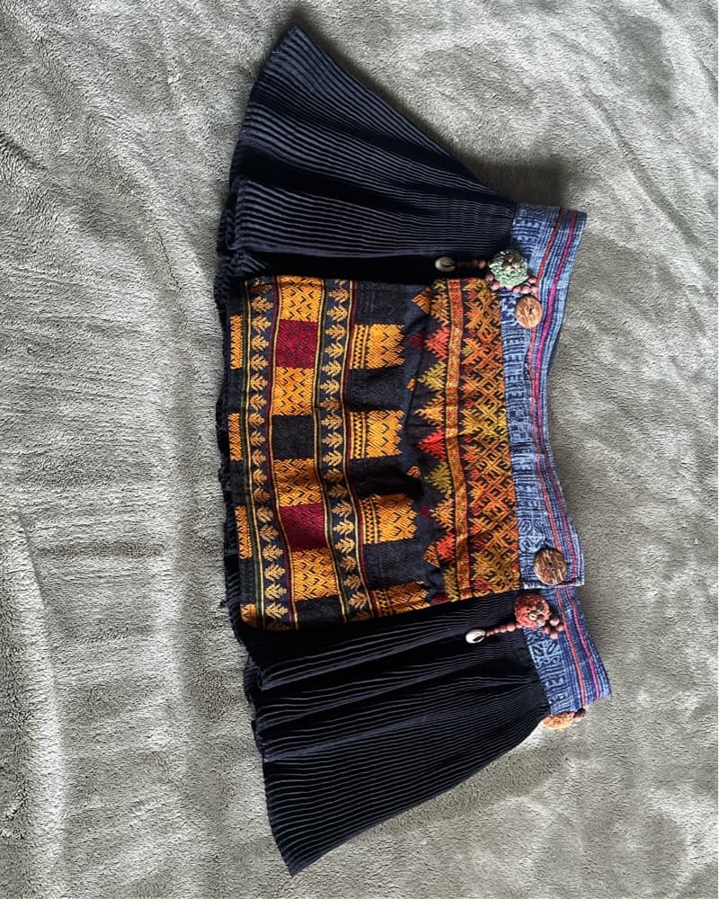 Unique Vintage Mini Beach Skirt - Image 2
