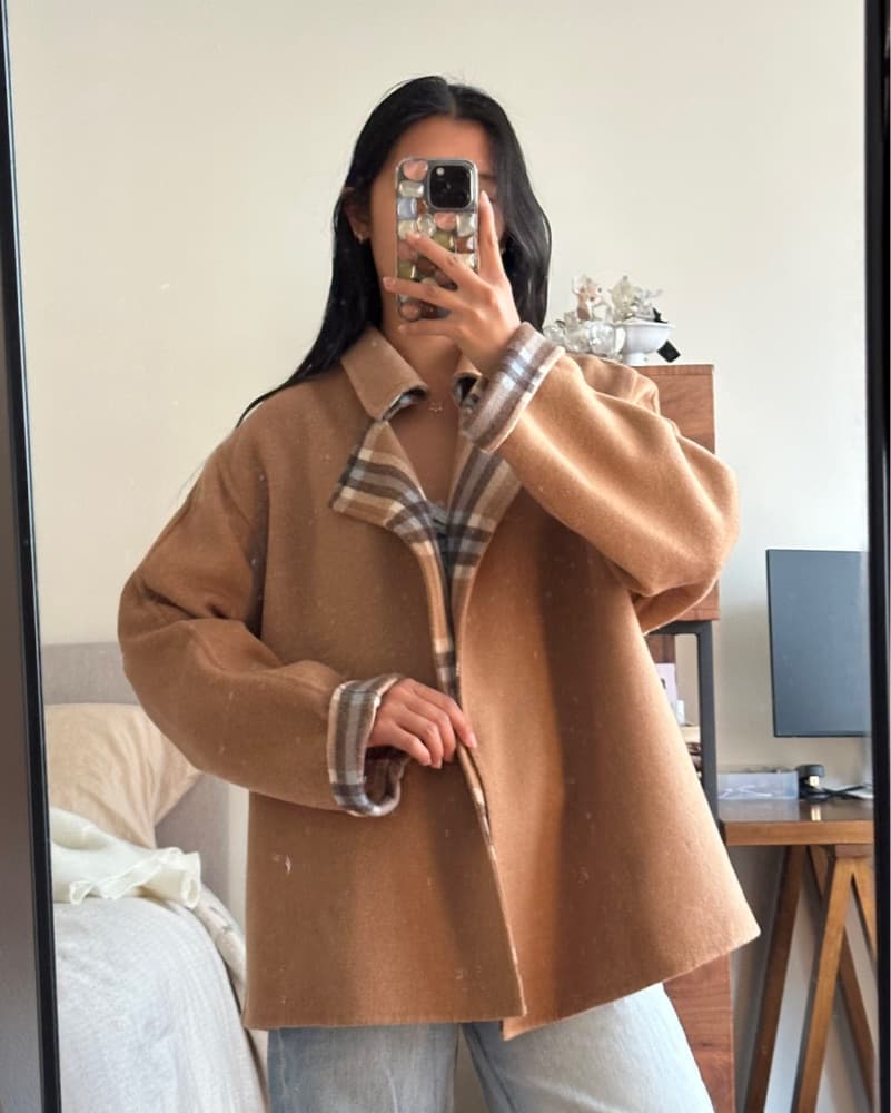 Brown Wool Coat - Image 2
