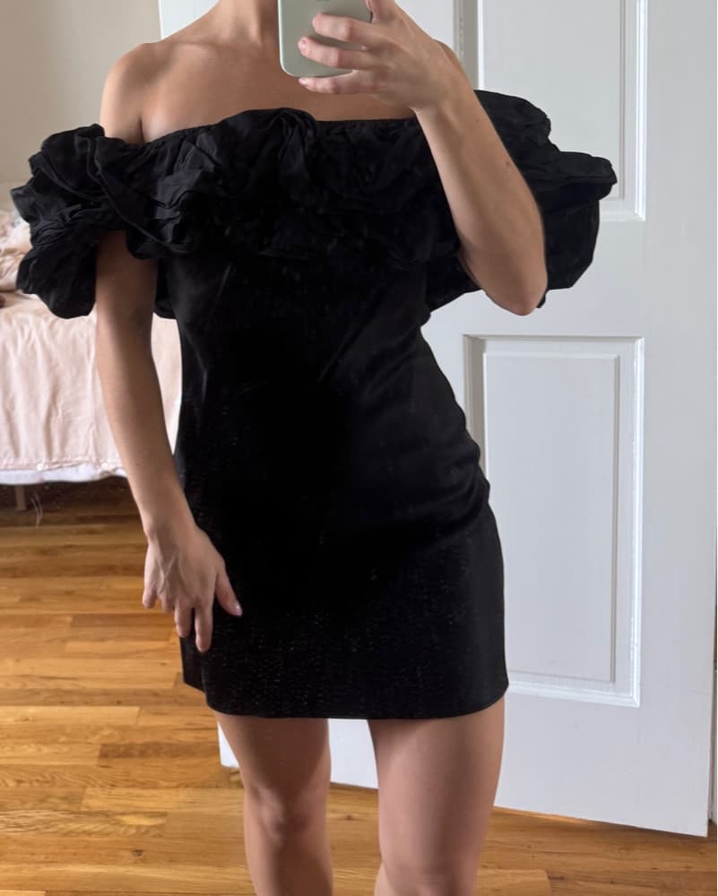 Anna October Black Glam Dress - Image 4