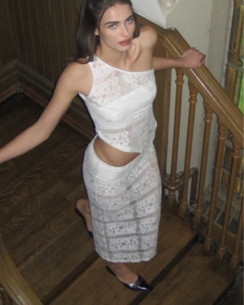 With Jean Lace Set  - Image 2
