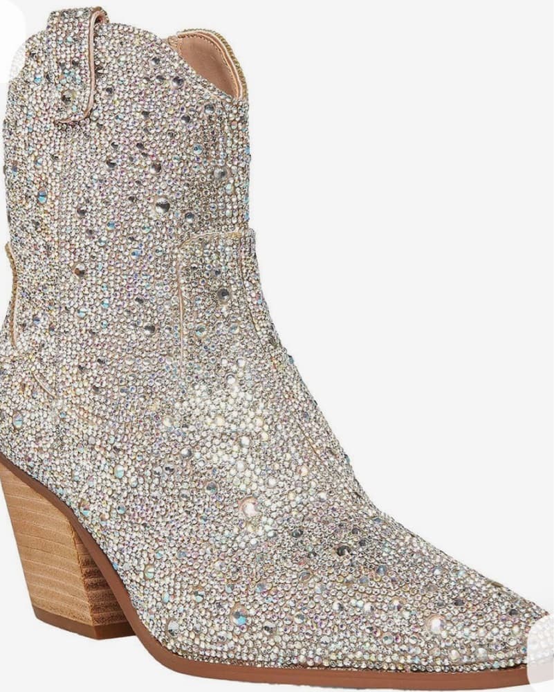 Betsy johnson Sparkle Ankle Bootie - Image 1