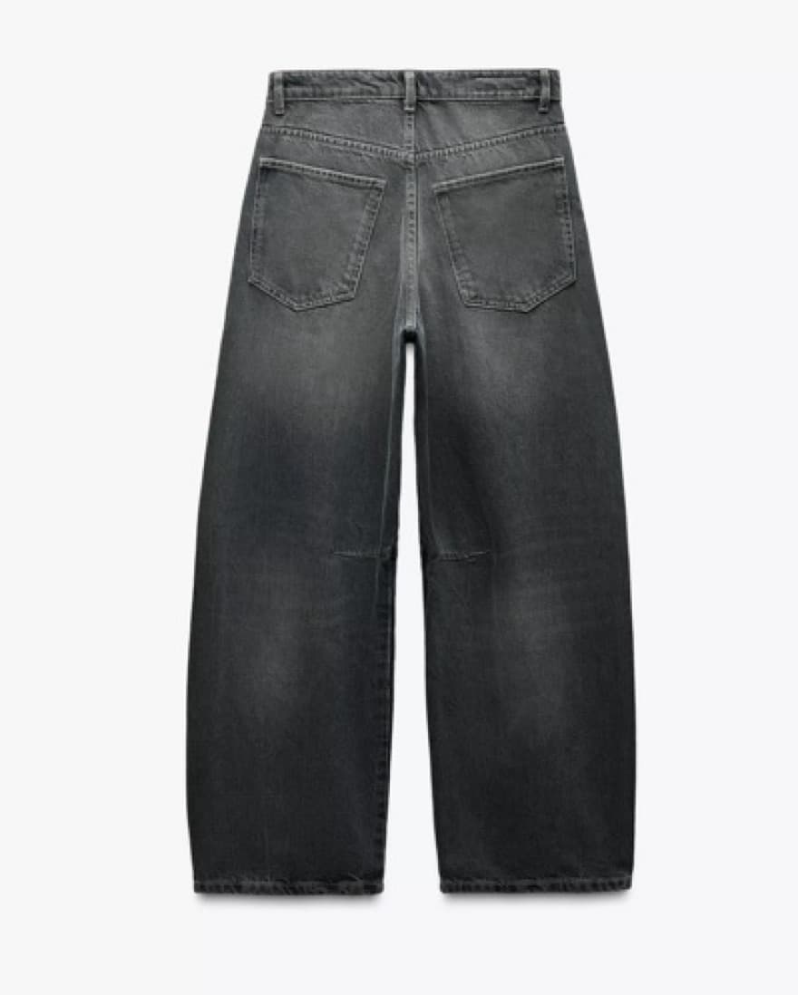 Zara TRF Mid Waist- Baggy Balloon  - Image 2
