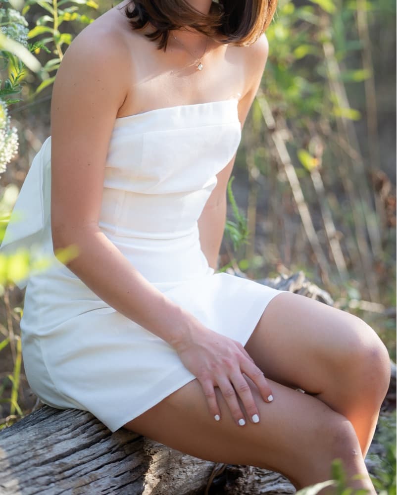 Altar’d State Lillia Strapless Bow Dress - Image 5