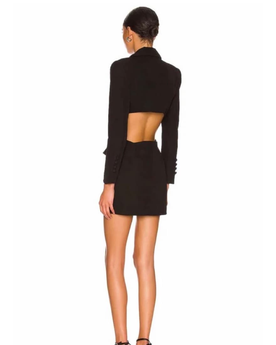 Revolve NBD Black Blazer Dress - Image 3