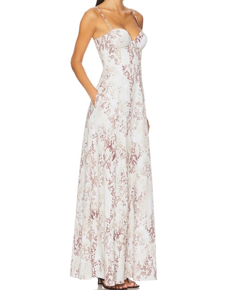 Stunning Snakeskin L’agence Dress - Image 3