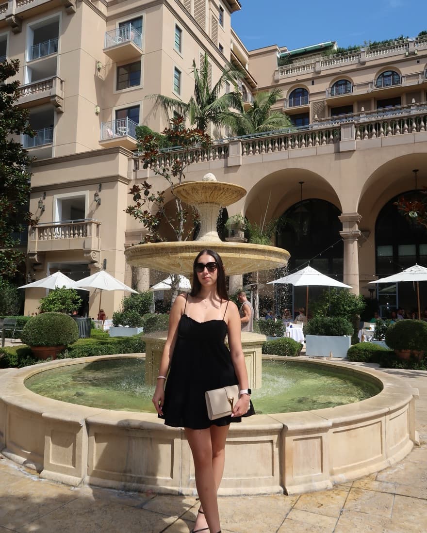 Black Short Tiered Dress - Image 2