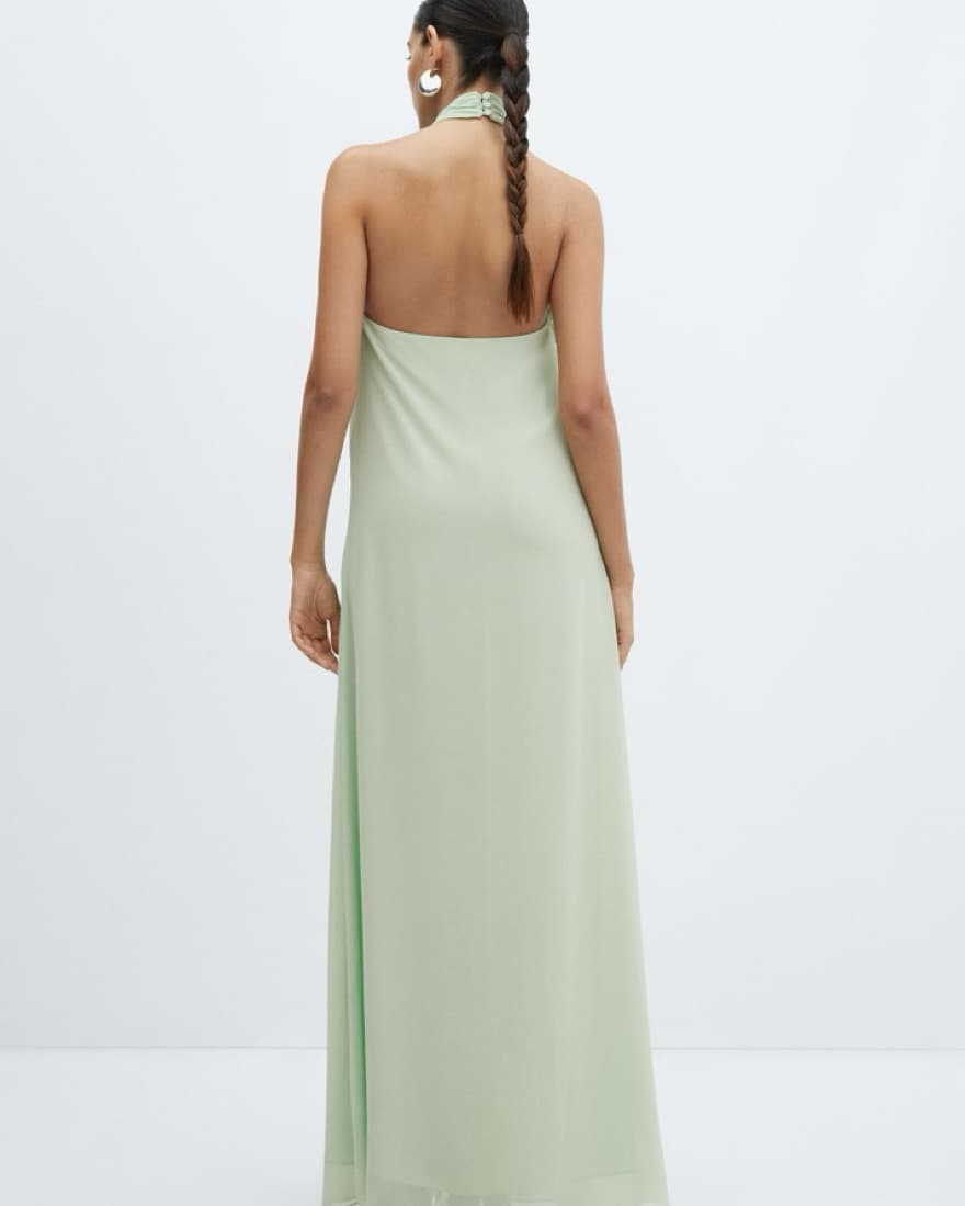 Mango Halter Neck Long Dress - Image 2