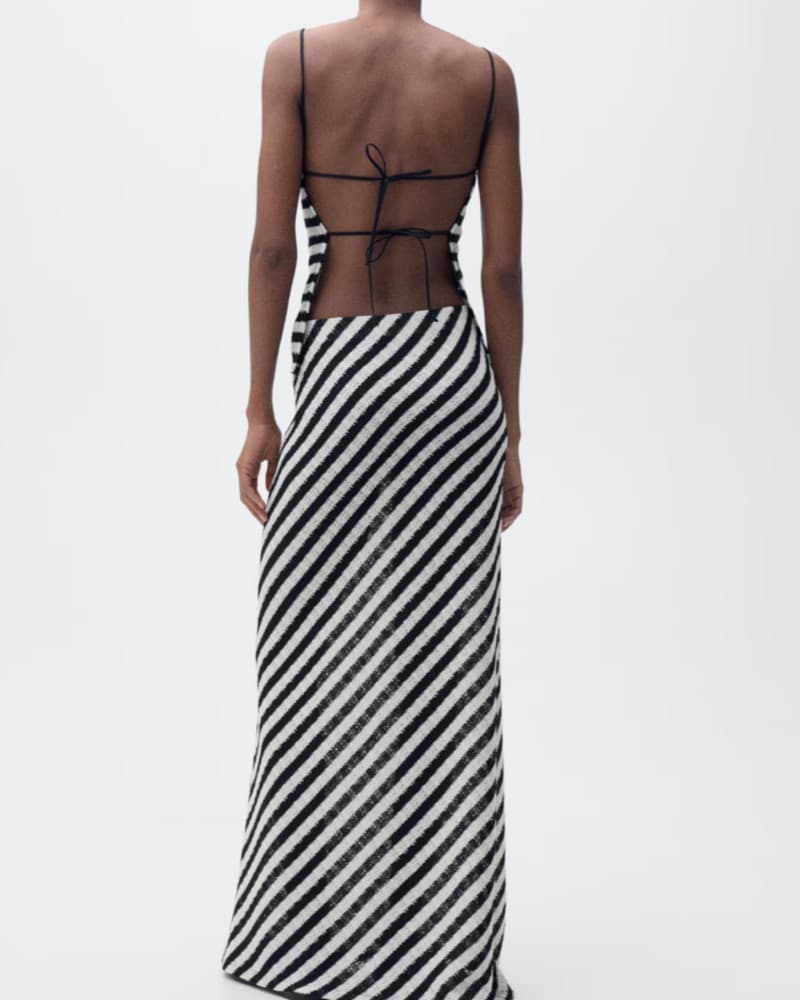 Striped Backless Set  - Image 2