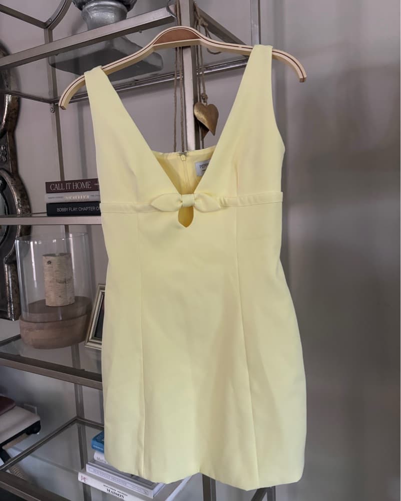 Cute Yellow Mini dress - Image 2