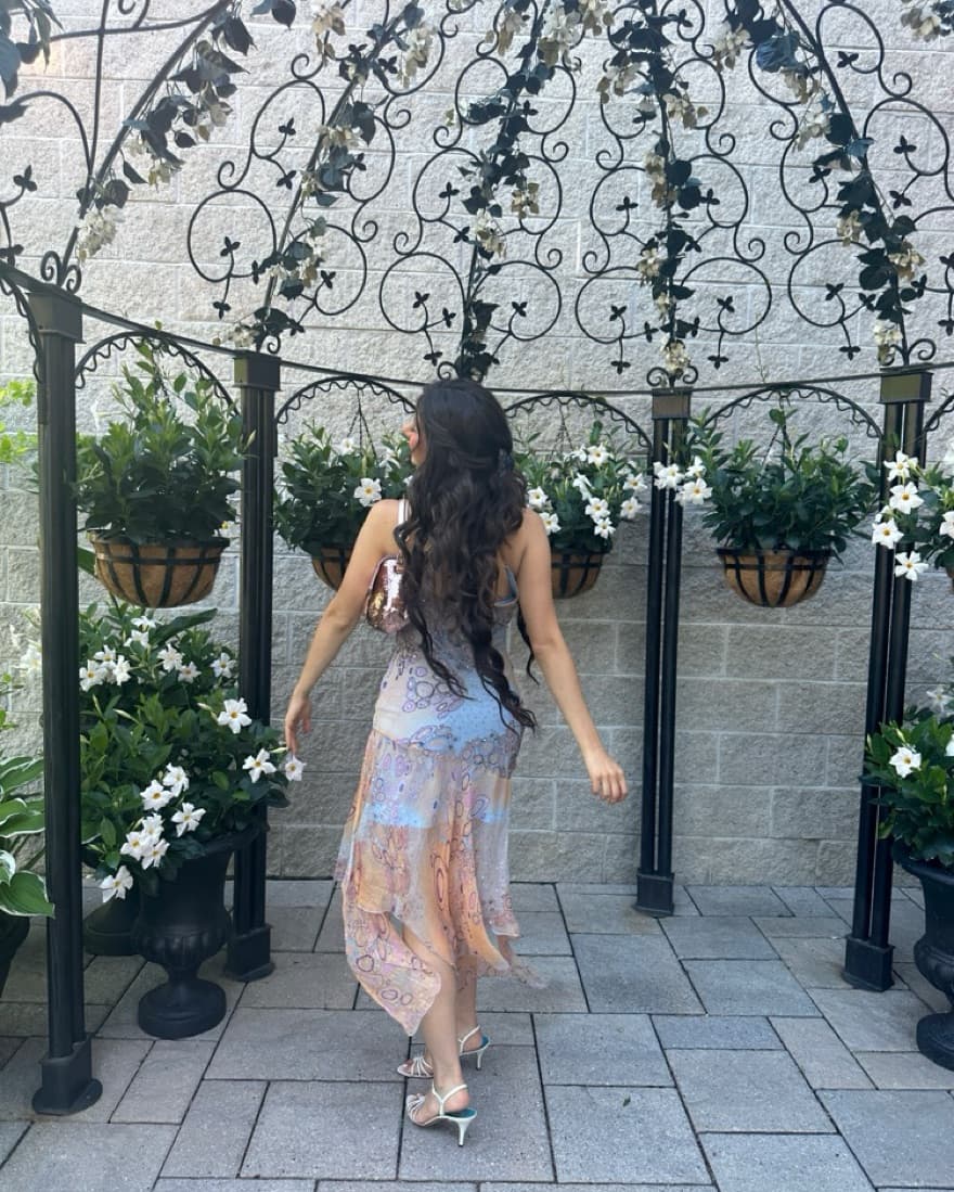 VIRAL RARE Vintage Fairy Beaded Dress<3 - Image 6