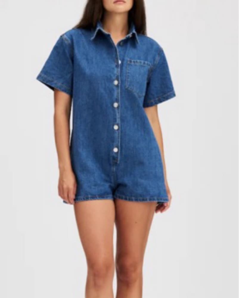 Parke Denim Romper - Image 1