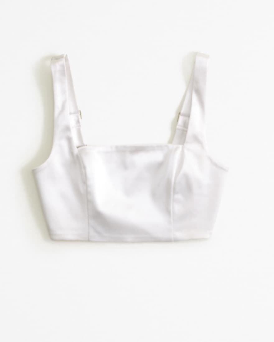 Satin Sculpt Square Neck Top & Skort Set - Image 4